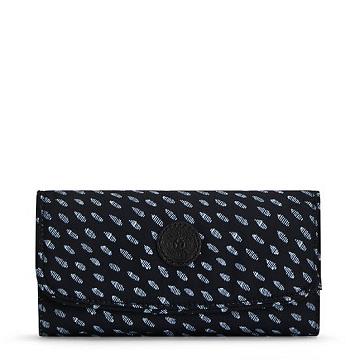 Kipling Money Land Printed Snap Wallet Lommebok Marineblå | NO 1032YX